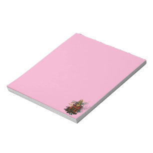 Wees blij met kleurrijke bijen en bloemen notitieblok