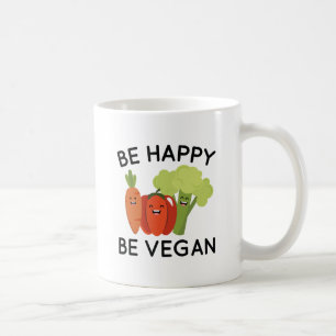 Wees blij om Vegan Koffiemok