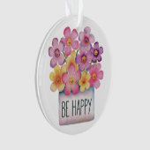 Wees blij ornament (voorkant)