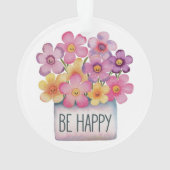 Wees blij ornament (achterkant)