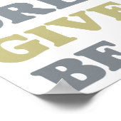 Wees blij poster (Hoek)