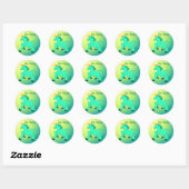 Wees blij ronde sticker (Vel)