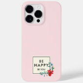 Wees blij Schattige Bloemen Delicate Poppy Bloom A Case-Mate iPhone Case (Achterkant)
