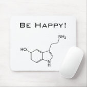 Wees blij! Serotonin Mousepad Muismat (Met muis)