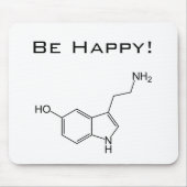 Wees blij! Serotonin Mousepad Muismat (Voorkant)