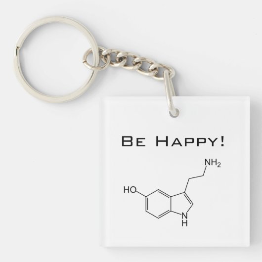 Wees blij! Serotonine Sleutelhanger (voorkant)
