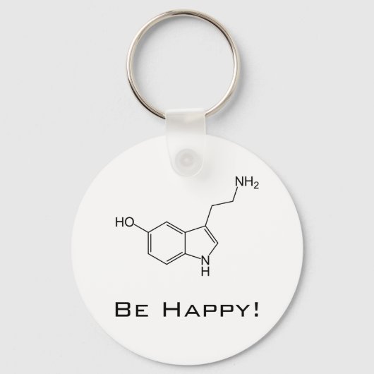 Wees blij! Serotonine Sleutelhanger (Voorkant)