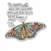 Wees blij sticker (Voorkant)