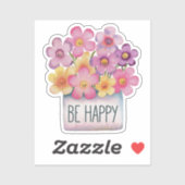 Wees blij sticker (Vel)