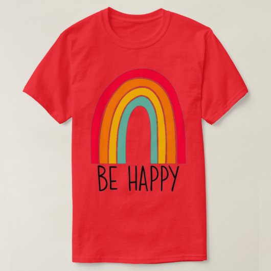 Wees blij t-shirt (Design voorkant)