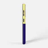 Wees blij Telefoonhoesje (Butter Yellow & Navy Blu Samsung Galaxy Hoesje (Rechterkant)