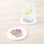 Wees blij zandsteen onderzetter (Zijkant)