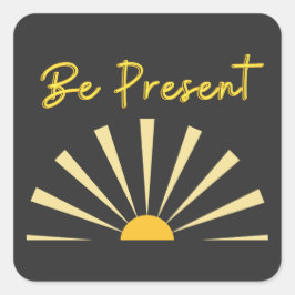 Wees Cadeau Vierkante Sticker