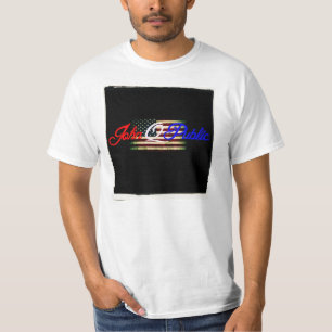 Wees casual met de nieuwe John Q. Openbaar logo Sh T-shirt