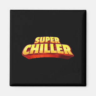 Wees cool en chill out, in een super chiller grafi magneet