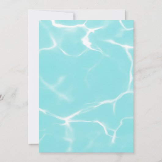 wees cool schattig zwembad schip Pirate Verjaardag Kaart (Achterkant)