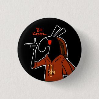 "Wees cool" set Ronde Button 3,2 Cm