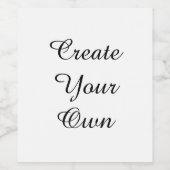 Wees creatief Personaliseer IT flessenlabels Stick Wijn Etiket (Enkel label)