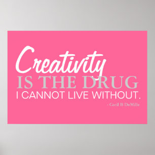 Wees creatief - Poster inspiratie