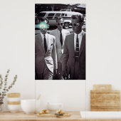 Wees daar voorzichtig - (met tekentafel Logo) Poster (Keuken)