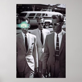 Wees daar voorzichtig - (met tekentafel Logo) Poster