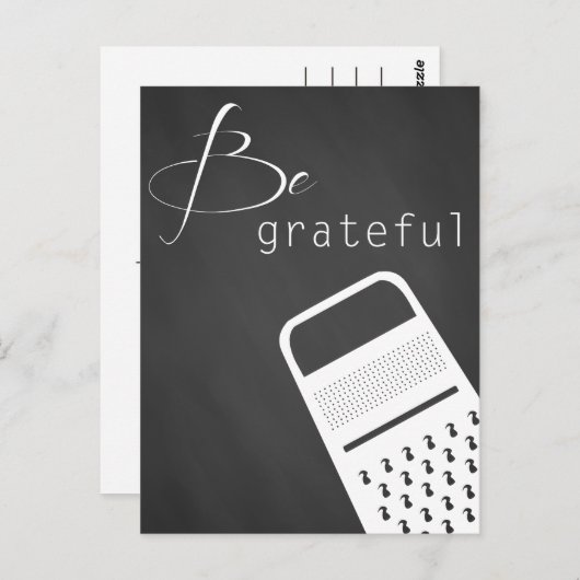 Wees dankbaar Briefkaart (Voorkant / Achterkant)