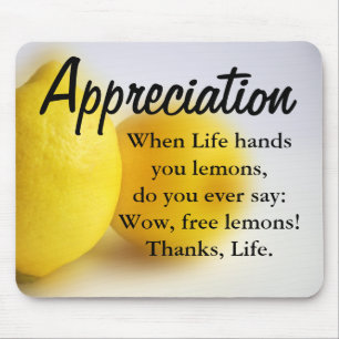 Wees dankbaar en tel je zegeningen. muismat