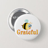 Wees dankbaar ronde button 5,7 cm (Voorkant /achterkant)