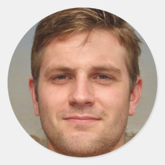Wees dankbaar ronde sticker