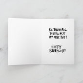 Wees dankbaar voor 55ste verjaardag kaart (Binnen)