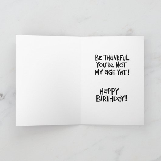 Wees dankbaar voor 55ste verjaardag kaart (Binnen)