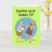 Wees dankbaar voor 55ste verjaardag kaart (Gele Bloem)