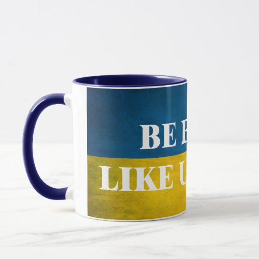 Wees dapper als Oekraïne met een texturele coffee- Mok (Links)