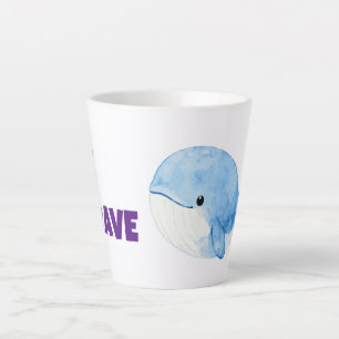 Wees dapper als walvis mok voor kinderen