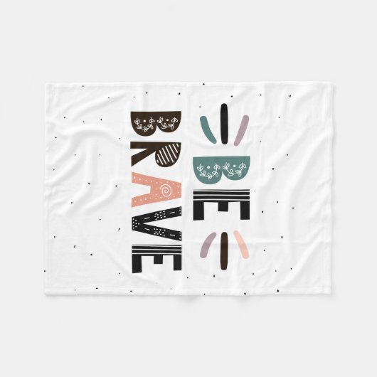 Wees dapper fleece deken (Voorkant (Horizontaal))