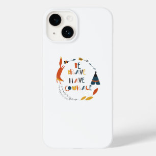 Wees dapper heb moed Vos Case-Mate iPhone 14 Hoesje