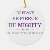 Wees dapper ornament (Voorkant)