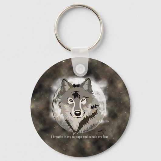 Wees dapper sleutelhanger (Voorkant)