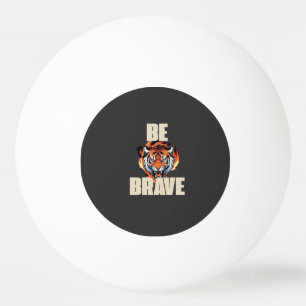 Wees Dapper Tijger Bal Pingpongballen