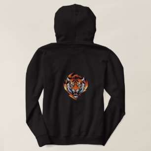 Wees Dapper Tijger Design Motiverende Esthetiek Hoodie