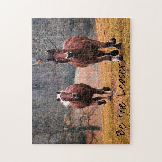 Wees de belangrijkste paarden voor races legpuzzel (Verticaal)