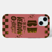 Wees de beste versie van jezelf Case-Mate iPhone case (Achterkant (horizontaal))