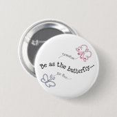 Wees de Button van de vlinder (Voorkant /achterkant)