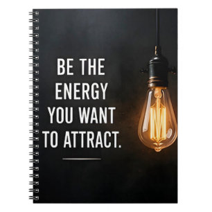 ✨ Wees de energie die je wilt aantrekken Dagelijks Notitieboek