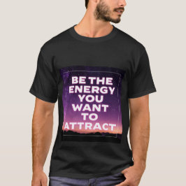 WEES DE ENERGIE DIE JE WILT AANTREKKEN T-SHIRT
