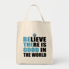Wees de goede Inspirerend Canvas tas