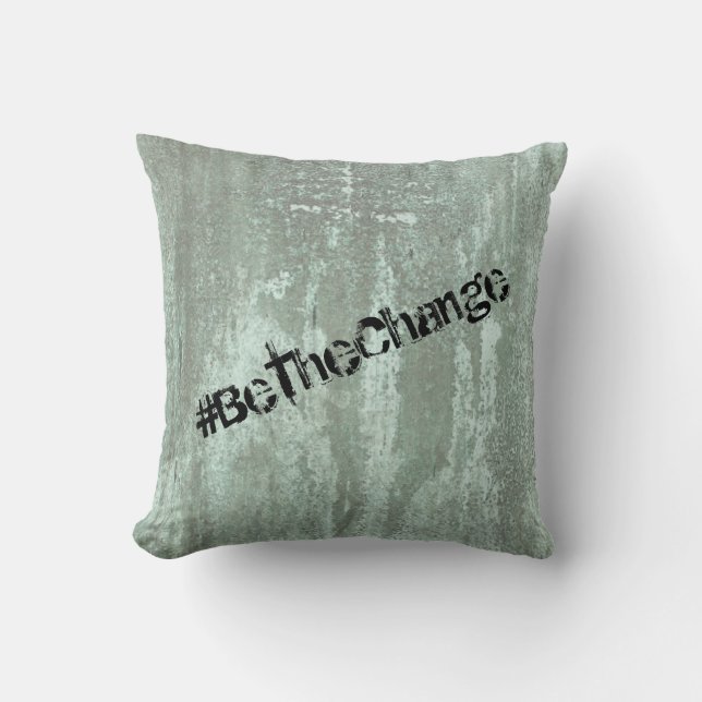 Wees de Inspirerend Gandhi-prijsopgave Kussen (Voorkant)