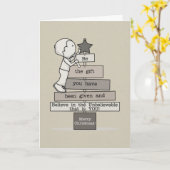 Wees de kerstboom kaart (Gele Bloem)