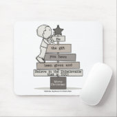 Wees de kerstboom muismat (Met muis)