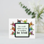 Wees de kinderen briefkaart (Staand voorkant)